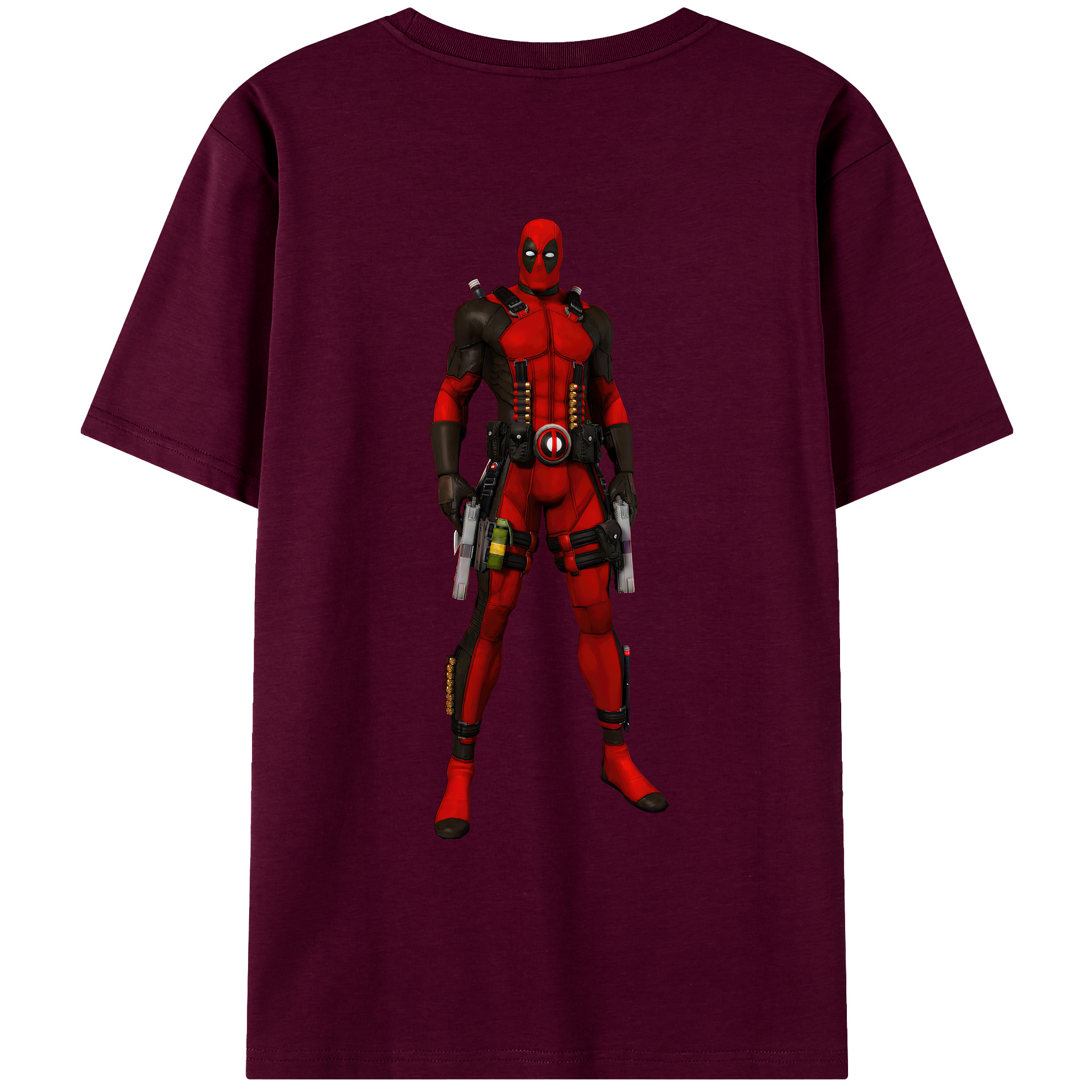 （画像用） Deadpool デッドプール レディース半袖Tシャツ(バックプリント)